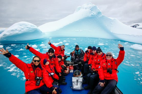 Континент Антарктида Новый год