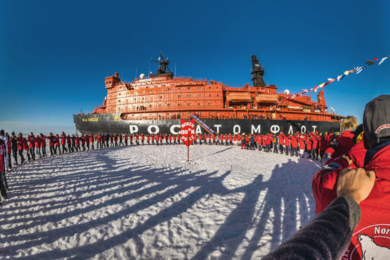 Фото северного полюса экспедиции