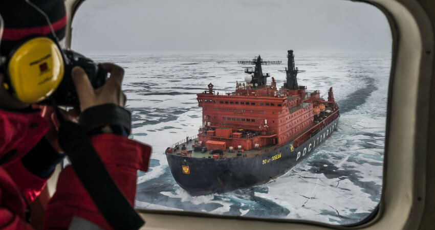 Вертолетные экскурсии - экспедиционные круизы на Северный полюс
